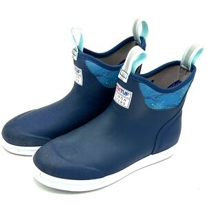 XTRATUFF Women's Salmon Sisters 6 IN Ankle Deck Boots, Color: Navy, Size: 7